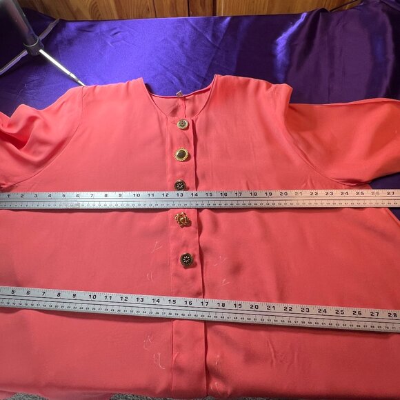 Women's Pink Button Down Shirt - Picture 10 of 15